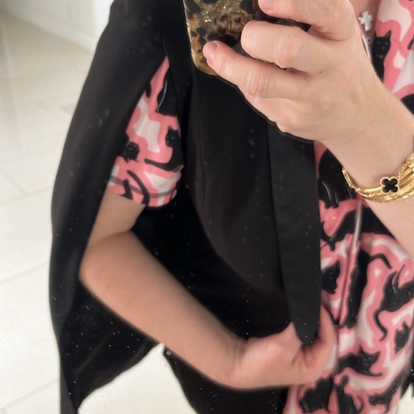 ASOS black cape blazer - Picture 5 of 6